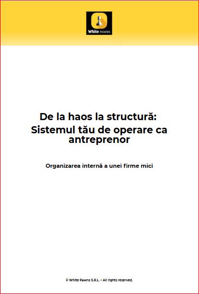 De la haos la structură: Sistemul tău de operare ca antreprenor